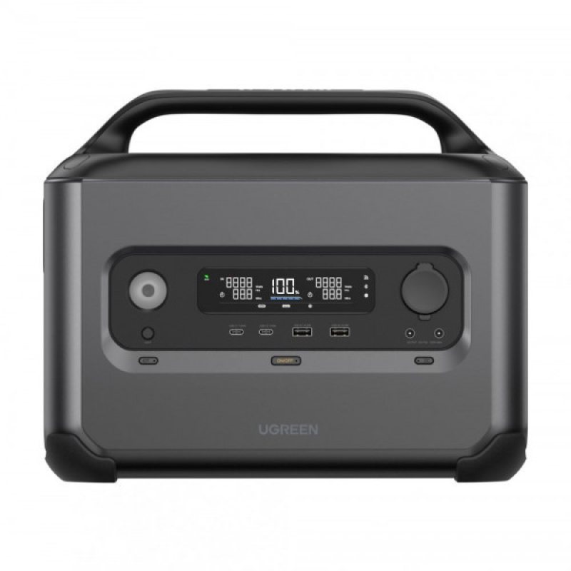 Зарядна станція Ugreen Power Roam 1200Вт (1024Вт/г) AC,MPPT,UPS,WIFI/BT (GS1200) Зарядна станція Ugreen Power Roam 1200Вт (1024Вт/г) AC,MPPT,UPS,WIFI/BT (GS1200)