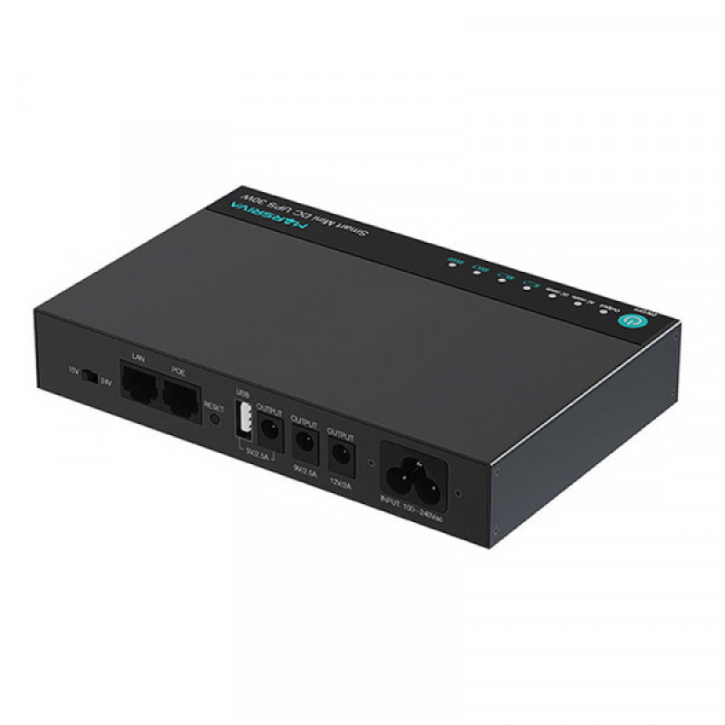 ДБЖ Marsriva DC UPS для роутерів KP5 3xDC+USB+PoE OUT, 5V/9V/12V 30W 8800Ah (32.5Wh) Li-Ion (KP5_MARSRIVA)
