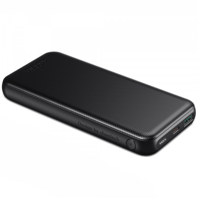 УМБ Choetech 10000mAh, 18W PD QC3.0, USB-C In/out, USB-A Li-pol чорна (B627-V3-CC-BK) УМБ Choetech 10000mAh, 18W PD QC3.0, USB-C In/out, USB-A Li-pol чорна (B627-V3-CC-BK)
