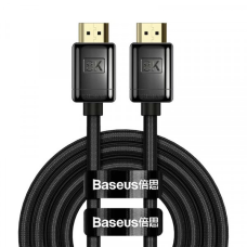 Кабель HDMI M - M, 2m, V2.1 8K, High Definition Series (Zinc alloy) WKGQ000101 Baseus Чорний (WKGQ000101)