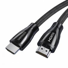 Кабель HDMI M - M, 3.0 м, V2.1 With Braid 8K@60Hz/4K@120Hz, HD140 UGREEN Чорний (80404)