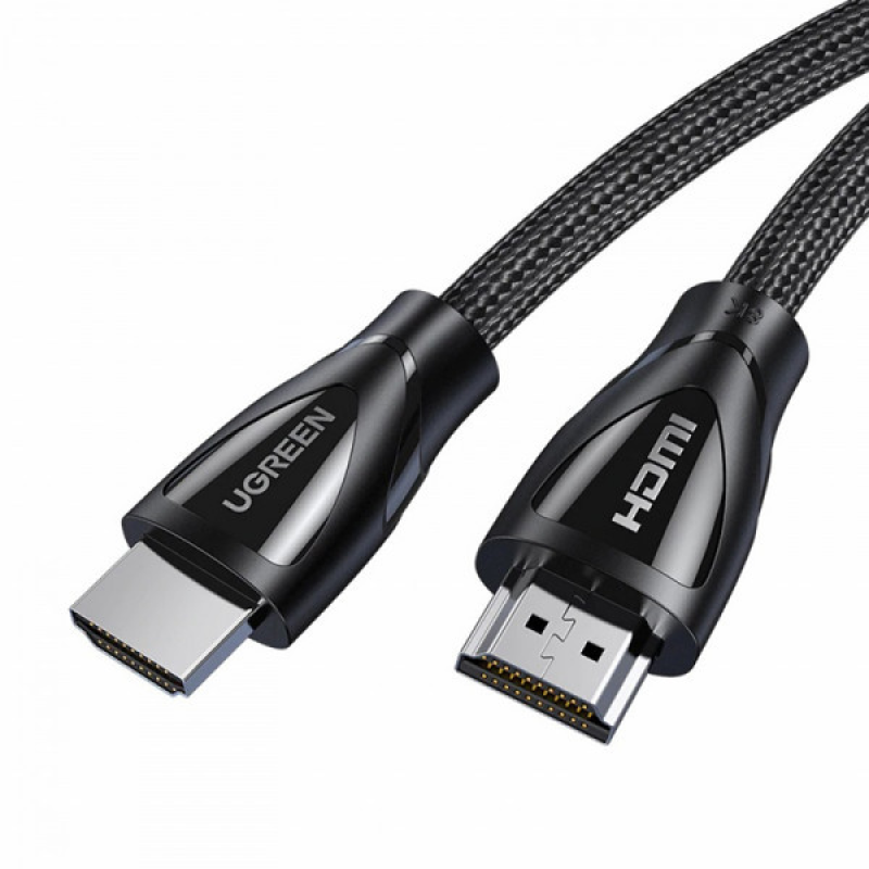 Кабель HDMI M - M, 3.0 м, V2.1 With Braid 8K@60Hz/4K@120Hz, HD140 UGREEN Чорний (80404)