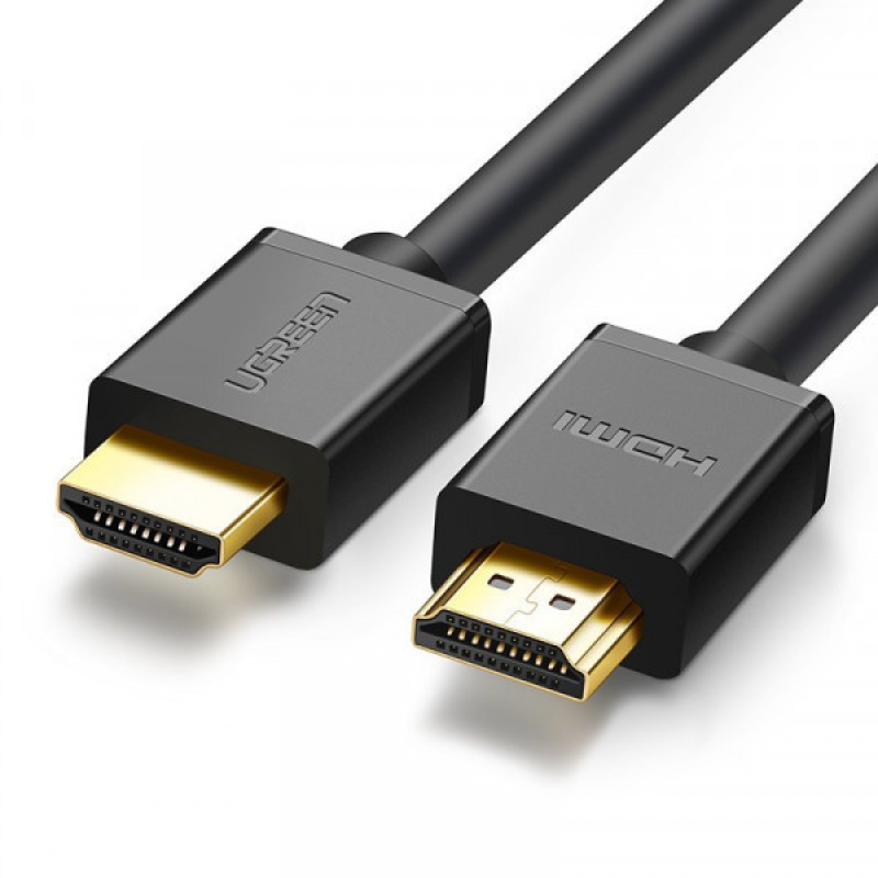 Кабель HDMI M - M, 5.0 м, V2.0 Cafule 4K, HD104 UGREEN Чорний (10109)