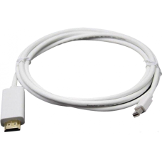 Кабель Mini DisplayPort - HDMI M/M 3.0м білий (S0763)