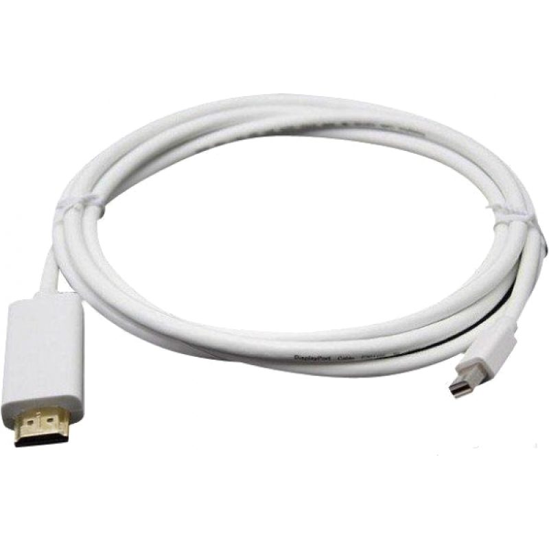 Кабель Mini DisplayPort - HDMI M/M 3.0м білий (S0763)