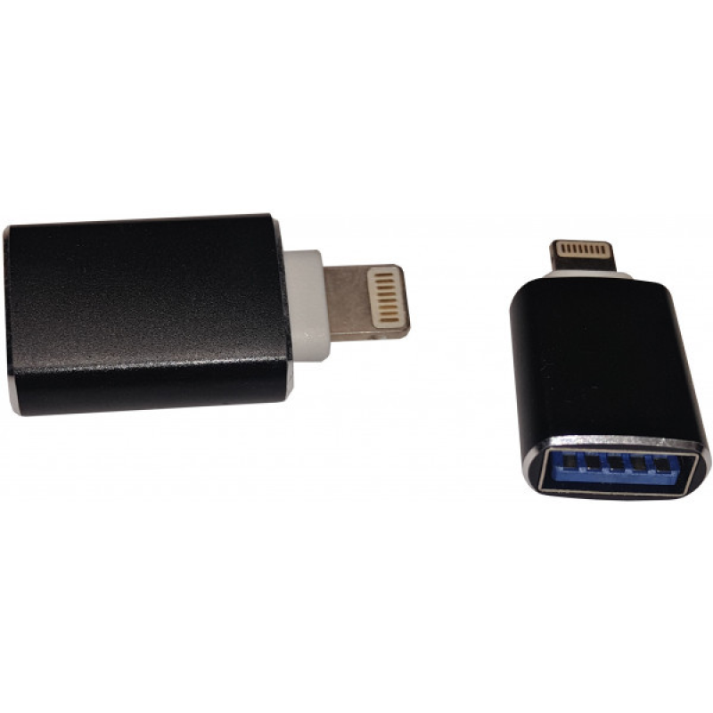 Перехідник OTG Lightning - USB 3.0 AF Black (S0998)