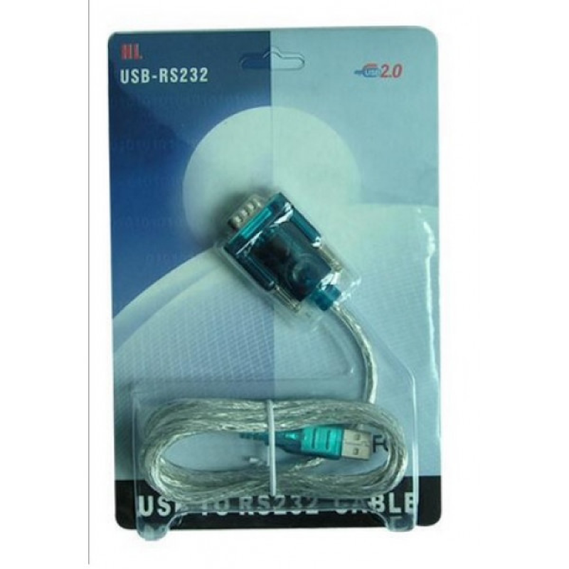 Перехідник USB --> COM (RS232) 9pin, Chipset PL-2303HXD, кабель 1.5м. RTL (S0472) Перехідник USB --> COM (RS232) 9pin, Chipset PL-2303HXD, кабель 1.5м. RTL (S0472)
