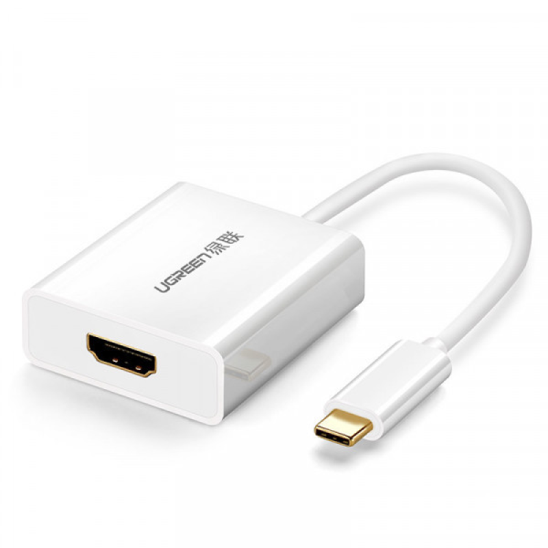 Перехідник USB 2.0 Type-C --> HDMI V1.4b білий Ugreen (40273) Перехідник USB 2.0 Type-C --> HDMI V1.4b білий Ugreen (40273)