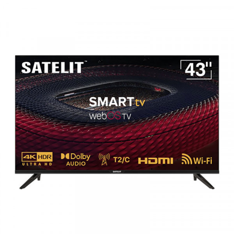 TV 43 Satelit 43U9200WS 4К UHD/Smart TV/HDMI/USB/Wi-Fi/Ethernet/Black (43U9200WS#)