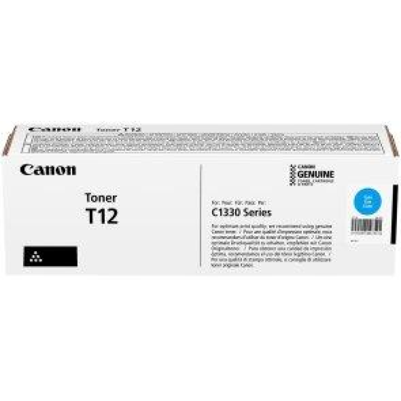 Картридж Canon T12 i-SENSYS XC1333 Series (5400 стор.) Cyan