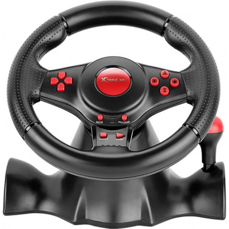 Ігрове кермо XTRIKE ME GP-903 180°, 16 кнопок, USB PC/PS4/XBOX/Android Ігрове кермо XTRIKE ME GP-903 180°, 16 кнопок, USB PC/PS4/XBOX/Android