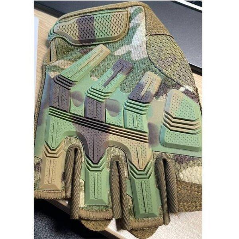 Рукавички тактичні 2E, безпалі XL, камуфляж (2E-TACTGLOSUM-XL-MC)