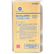 Девелопер Konica Minolta DV-614M червоний Magenta для bizhub PRESS C1060/C1060L/C1070 A3VX800 Ресурс: 1,2 млн.