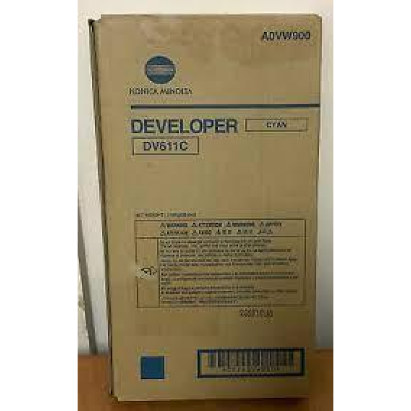Developer DV611C, Konica Minolta bizhub Pro C65hc, dv-611 c, A0VW900