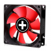 Вентилятор для корпусу 80 mm Xilence XPF80.R black/red, Retail Box (XF037)