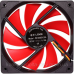 Вентилятор для корпусу 120mm Xilence XPF120.R black/red, Retail Box (XF039) Вентилятор для корпусу 120mm Xilence XPF120.R black/red, Retail Box (XF039)