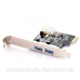 PCI-E Контролер USB3.0 (2ext. Molex) Low Profil, NEC, RTL (B00192)