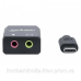 Звукова плата USB Type-C, 2.1 Channel, Manhattan (153317)