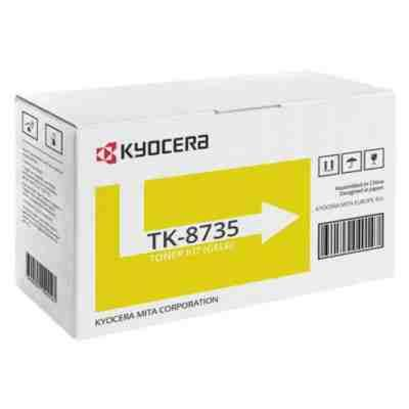 Kyocera TK-8735Y — оригінальний тонер картридж, 1T02XNANL0 Kyocera TK-8735Y — оригінальний тонер картридж, 1T02XNANL0
