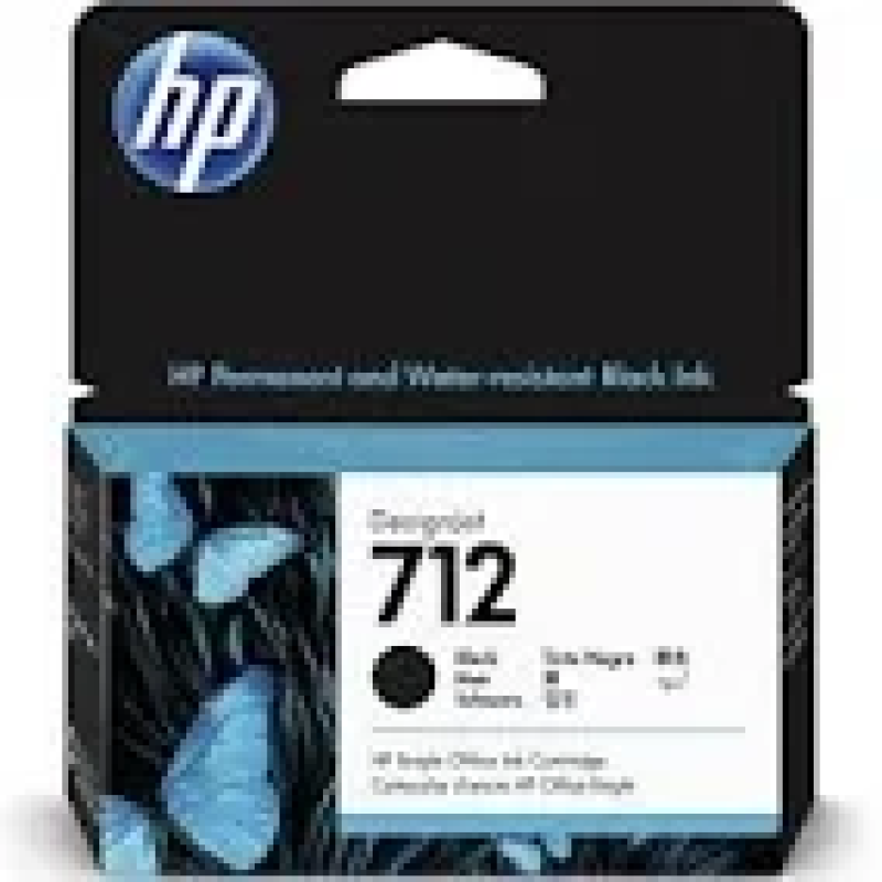 HP 712 DesignJet Т230/Т630/650 Black 80ml 3ED71A