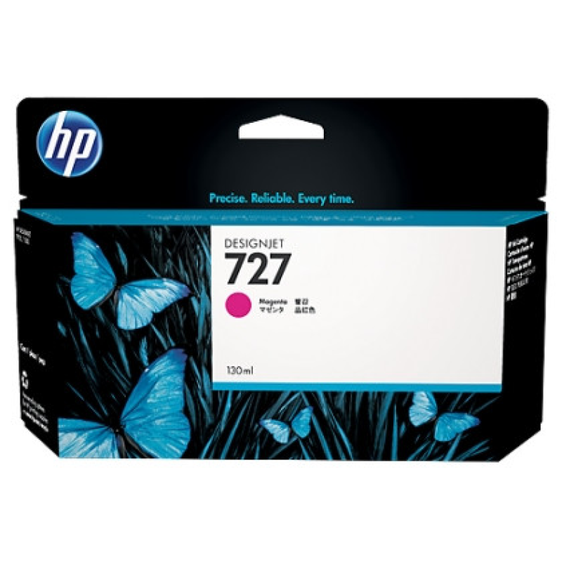 HP 727 DesignJet T1500/T920 Magenta, 130 ml (B3P20A)