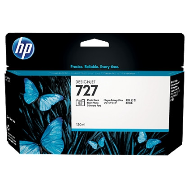HP 727 DesignJet T1500/T920 Photo Black, 130 ml (B3P23A)