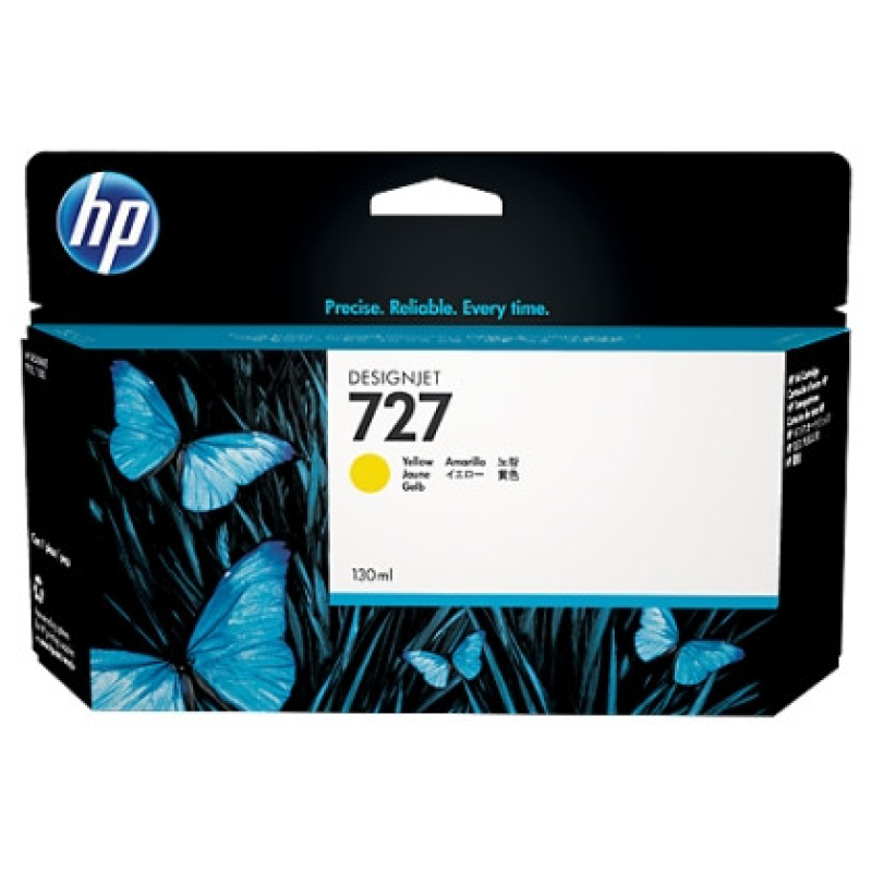 HP 727 DesignJet T1500/T920 Yellow, 130 ml (B3P21A)