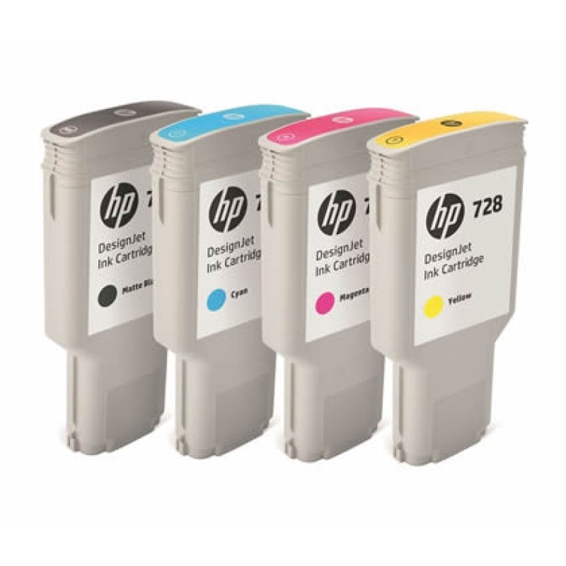 HP 728 DesignJet Yellow, 130 ml (F9J65A)