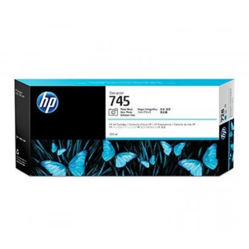 HP 745 DesignJet Z2600ps Photo Black, 300 ml (F9K04A)