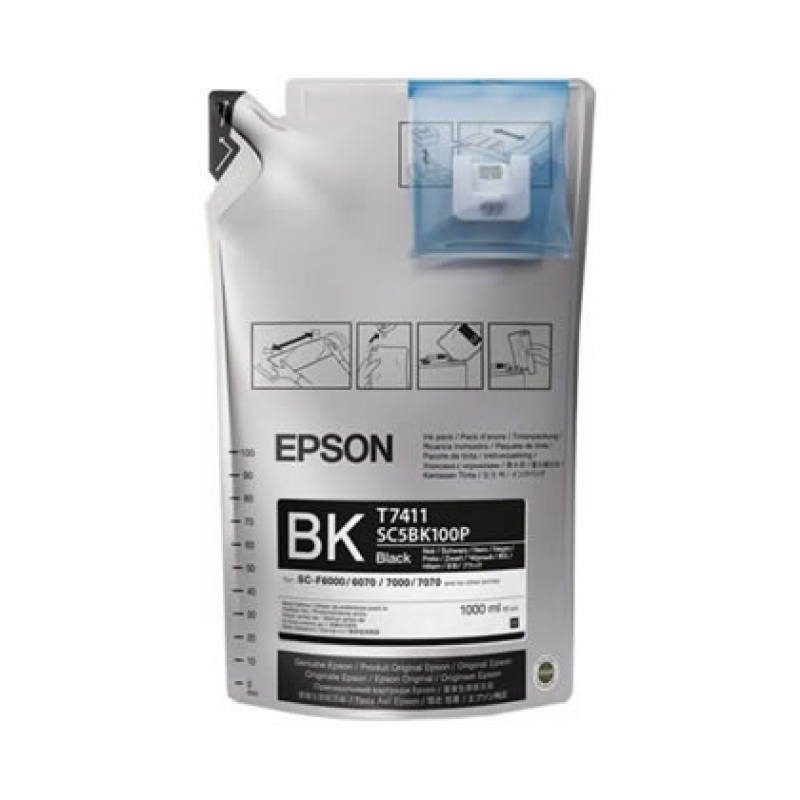 Epson SC-F6000/7000 UltraChrome DS Black (1Lx6packs) (C13T741100) Epson SC-F6000/7000 UltraChrome DS Black (1Lx6packs) (C13T741100)