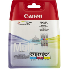 Canon CLI-521 Bundle (C, M, Y) (2934B010)