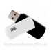 USB Flash GoodRAM 128GB USB 2.0 UCO2 Black-White, Retail (UCO2-1280KWR11#)