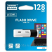 USB Flash GoodRAM 128GB USB 2.0 UCO2 Black-White, Retail (UCO2-1280KWR11#)