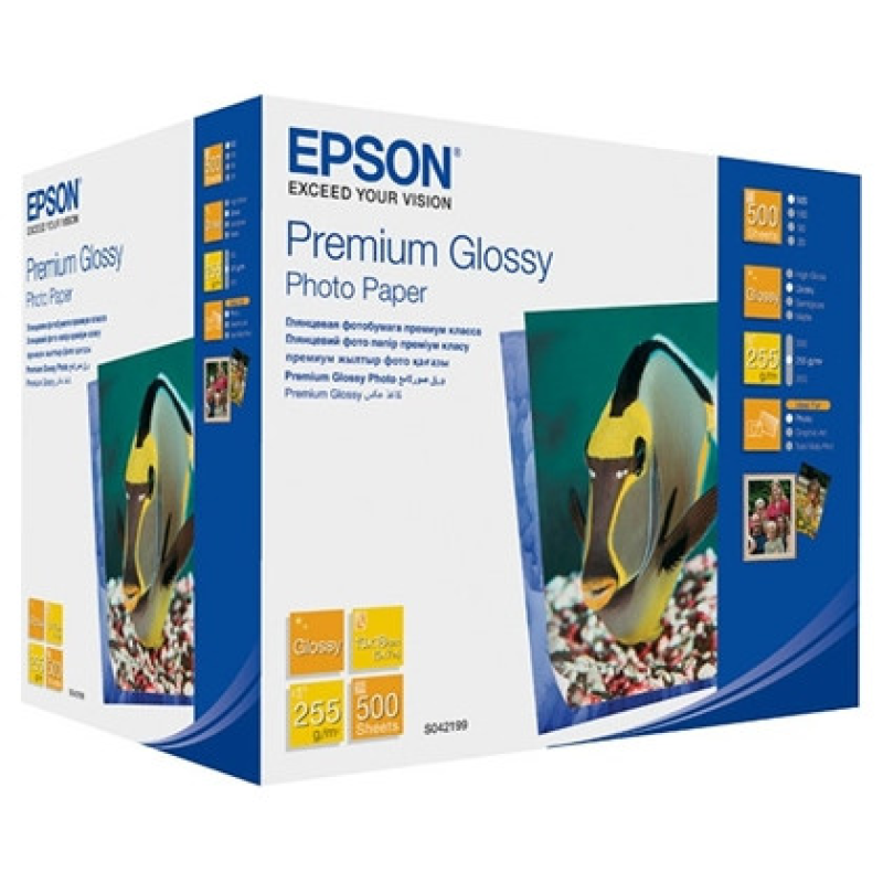 Epson Premium Glossy Photo Paper 130mm x 180mm, 500 л. (C13S042199)