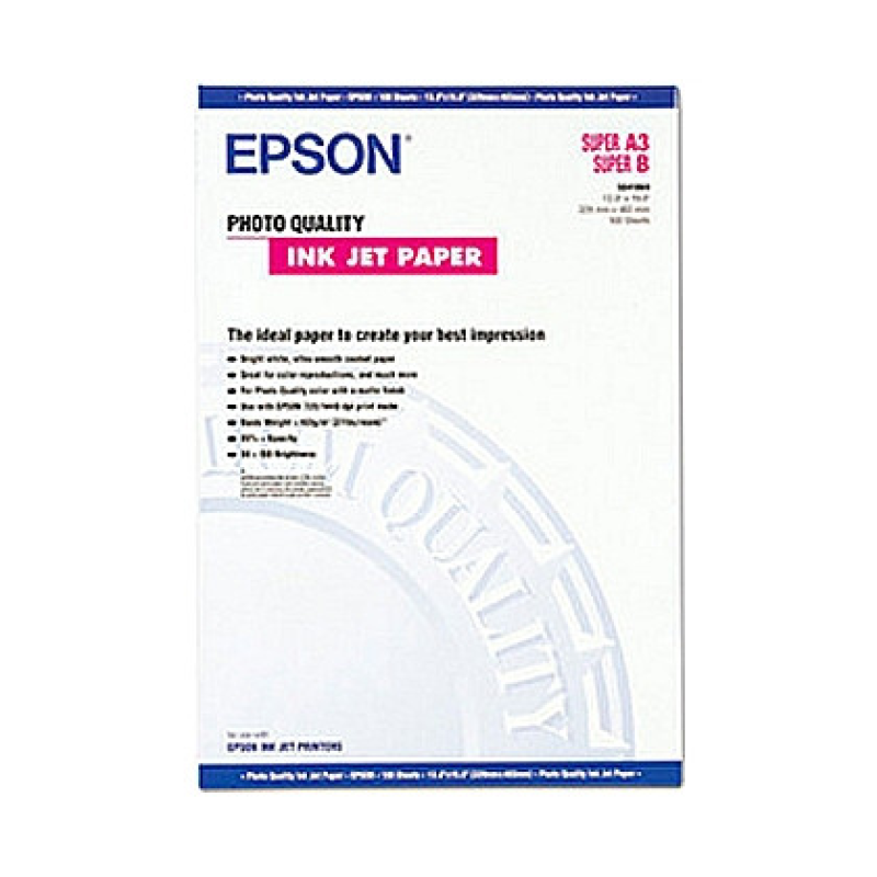 Epson Photo Quality Ink Jet Paper A3+, 100 л. (C13S041069) Epson Photo Quality Ink Jet Paper A3+, 100 л. (C13S041069)