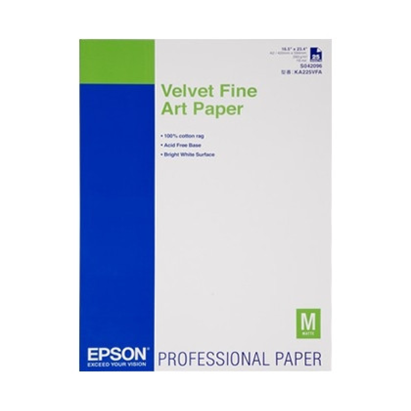 Epson Velvet Fine Art Paper A2, 25 л. (C13S042096) Epson Velvet Fine Art Paper A2, 25 л. (C13S042096)