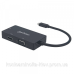 Док-станція USB3.1 Type-C --> HDMI/DVI-I/VGA Black Manhattan (152983) Док-станція USB3.1 Type-C --> HDMI/DVI-I/VGA Black Manhattan (152983)