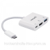Док-станція USB3.1 Type-C --> HDMI/USB 3.0/PD 60W 4-in-1 White Manhattan (152945) Док-станція USB3.1 Type-C --> HDMI/USB 3.0/PD 60W 4-in-1 White Manhattan (152945)