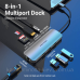 Док-станція USB3.1 Type-C --> HDMI/USB 3.0x3/RJ45/SD/TF/PD 100W Hub 8-in-1 Vention (TOKHB) Док-станція USB3.1 Type-C --> HDMI/USB 3.0x3/RJ45/SD/TF/PD 100W Hub 8-in-1 Vention (TOKHB)