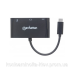 Док-станція USB3.1 Type-C --> USB3.0/VGA/USB-C (F) black Manhattan (152044) Док-станція USB3.1 Type-C --> USB3.0/VGA/USB-C (F) black Manhattan (152044)
