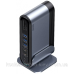 USB-хаб Baseus Multi-functional HUB (Type-C to 3xUSB3.0+HD4K+RJ45+PD) Deep gray (CAHUB-DZ0G)