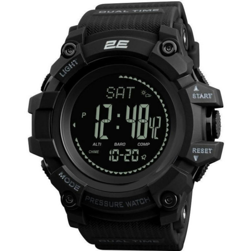 Тактичний годинник 2E Armor GT Black з компасом і крокоміром (2E-TCW20BK)