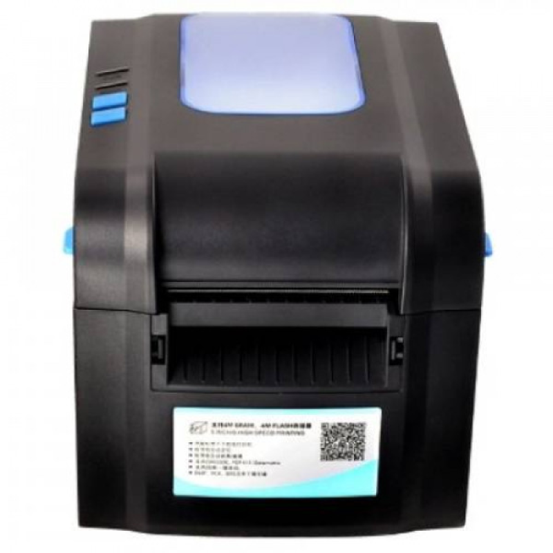 Друкарка етикеток Xprinter XP-370B (термодрук, 152 мм/с, стрічка 82 мм, 203 DPI, USB+Serial, чорний) Друкарка етикеток Xprinter XP-370B (термодрук, 152 мм/с, стрічка 82 мм, 203 DPI, USB+Serial, чорний)