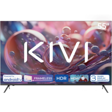 Телевізор  TV 50 Kivi 50U760QB UHD/DLED/T2/Android 11/2 x 12W/HDMI/Wi-Fi/VESA 200x200 M6/Black (50U760QB)