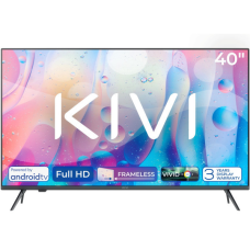 TV 40 Kivi 40F760QB FHD/DLED/T2/Android 11/2 x 8W/HDMI/Wi-Fi/VESA 200x200 M6/Black (40F760QB)