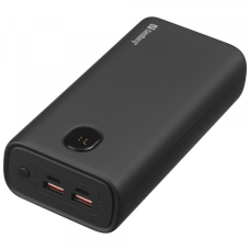 УМБ Sandberg PD 30000mAh 20W 1,7A QC3.0, UPS mode, 2хUSB, Type-C OUT, ліхтарик (420-68)
