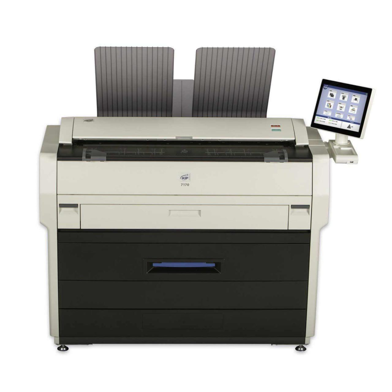 Широкоформатна система друку KIP 7170 (A0 принтер/копір/сканер/1-но рол. подача)