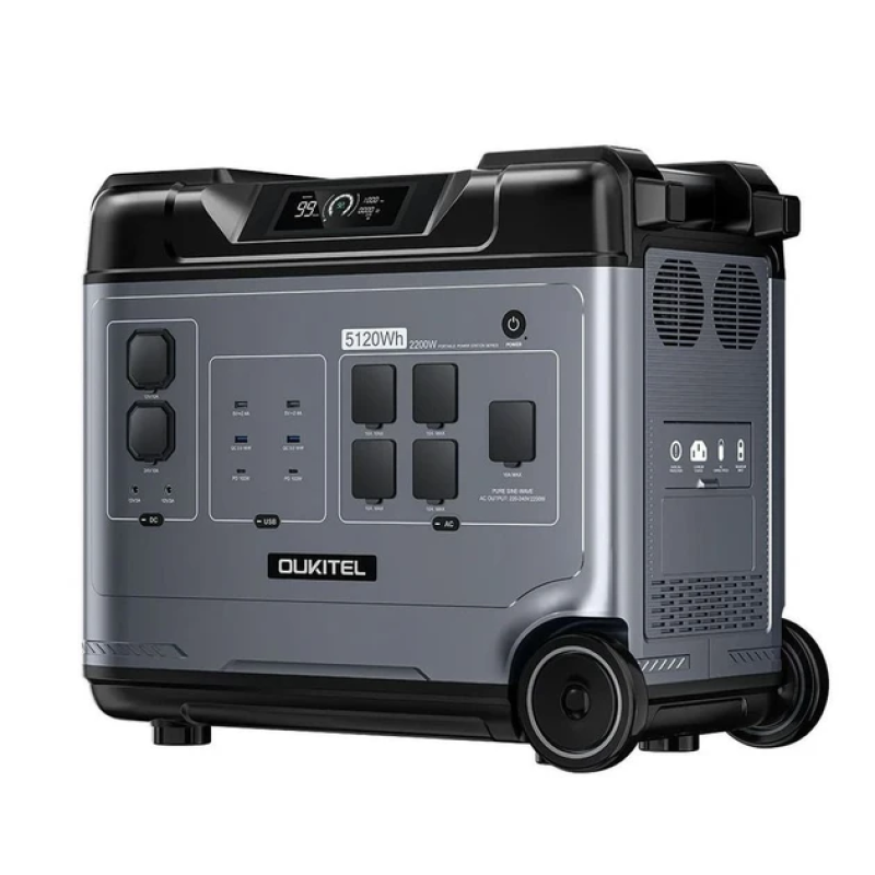 Зарядна станція Oukitel P5000E Pro 4000Вт (5120Вт/г) LiFePo4 UPS, MPPT, PD100 Вт
