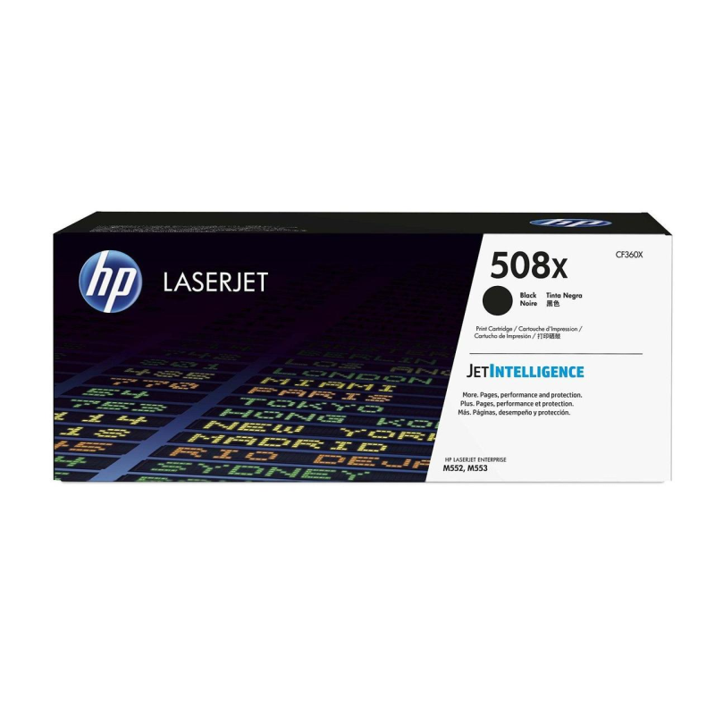 Картридж HP CLJ 508X Black M552dn/M553dn/n/x (CF360X)