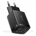 Зарядний пристрій 2xUSB 10.5W (USB-A) Чорний Baseus (CCXJ010201)